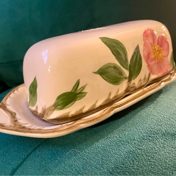 Franciscan DESERT ROSE Butter Dish without Finial -- Made in USA - Picture 7 of 7